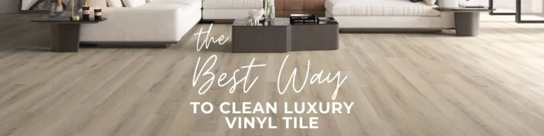 best way to clean lvt flooring